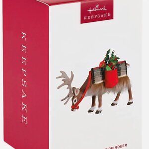 Clearance 50% off Hallmark Father Christmas Reindeer Ornament